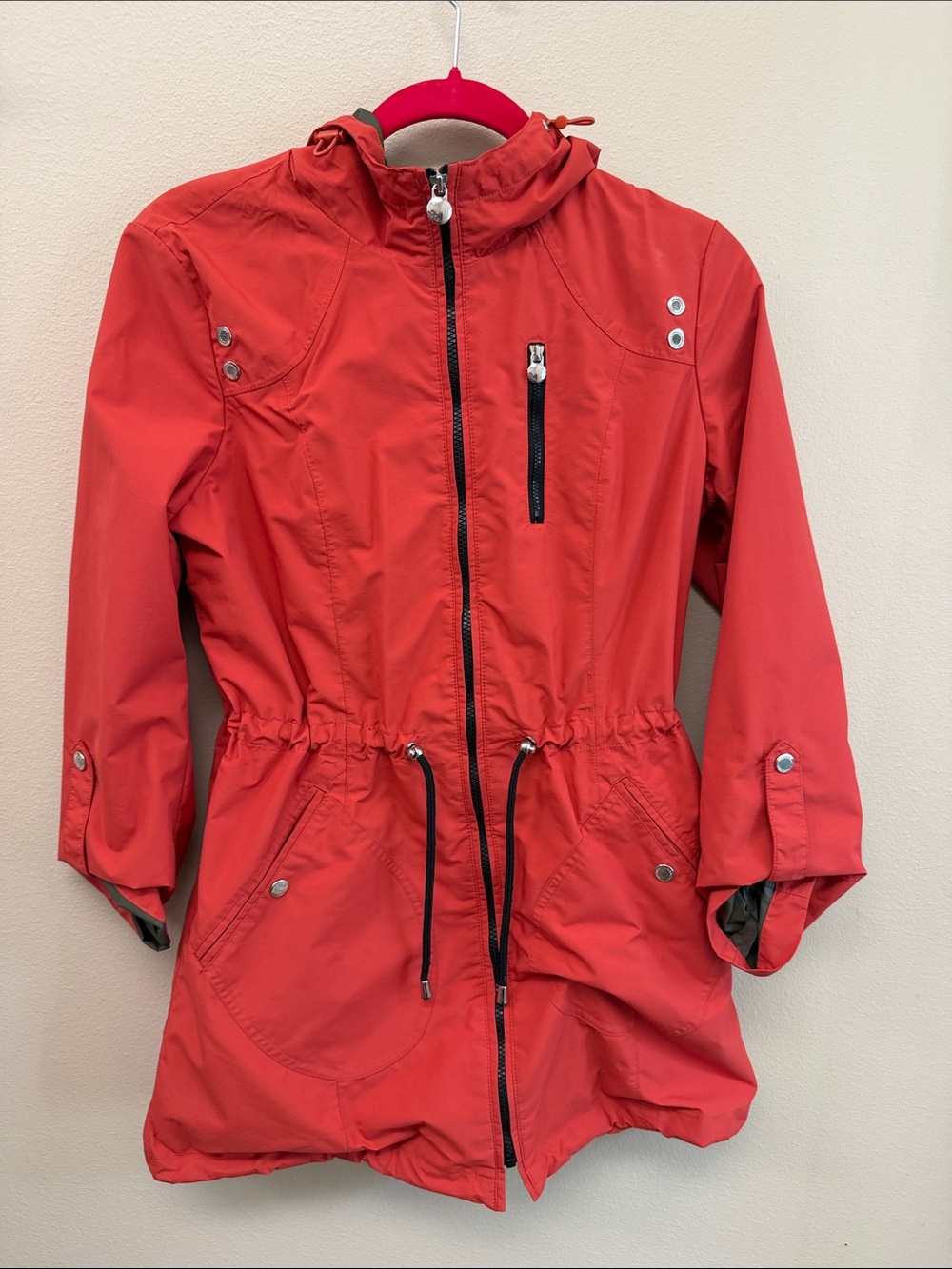 Laundry By Shelli Segal Coral Utility Hooded Jacket